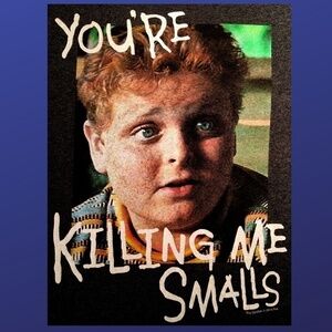 THE SANDLOT 20TH Cent. Fox “You’re Killin’ me Smalls”Tee, GRAY/MULTI,Size M, EUC